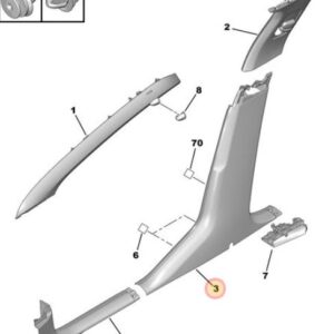 Citroen C4 Interior Trim Left Hand