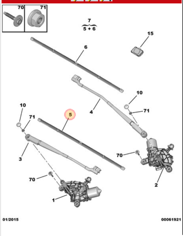 Citroen C4 Picasso Front Wiper Blade