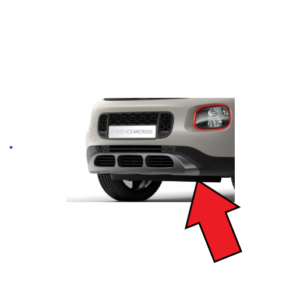 Citroen C3 Aircross 2017-2022 Front Chrome Bumper Trim