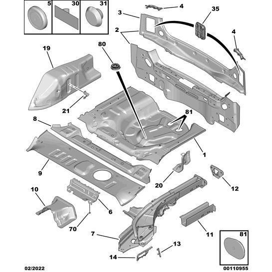 Citroen C3 Air Cross 2017-2021 Petrol Air Puller | YQ 001 219 80 ...