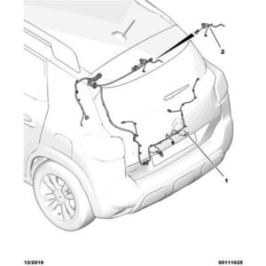 Citroen C3 Air Cross 2017-2021 Diesel Tailgate Harness