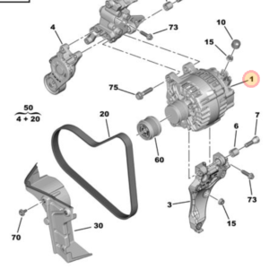 Citroen C4 Picasso Alternator 