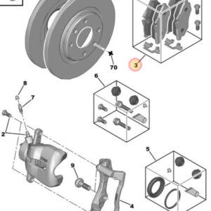Citroen C3 2005-2009 Front Brake Pads 