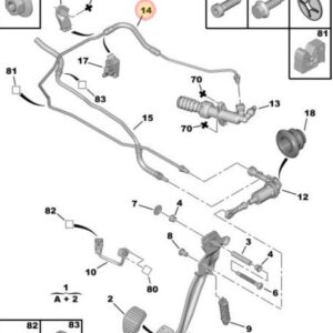 Citroen Berlingo De Clutching Pipe