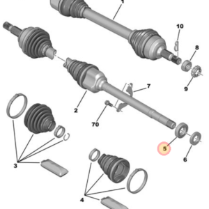 Citroen DS5 Drive Shaft Bearing
