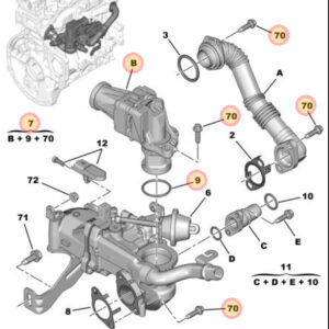 Citroen C3 2009 – 2013  EGR Valve 