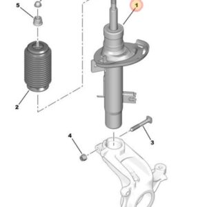Citroen C4 Cactus Front Shock Absorbers Pair