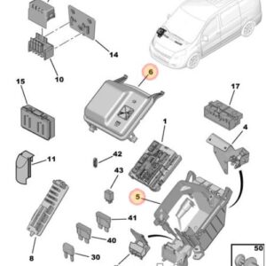 Citroen Dispatch Fuse Box And Lid