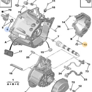 Citroen C4 Cactus 2014-2018 Gearbox Drain Plug and Seal