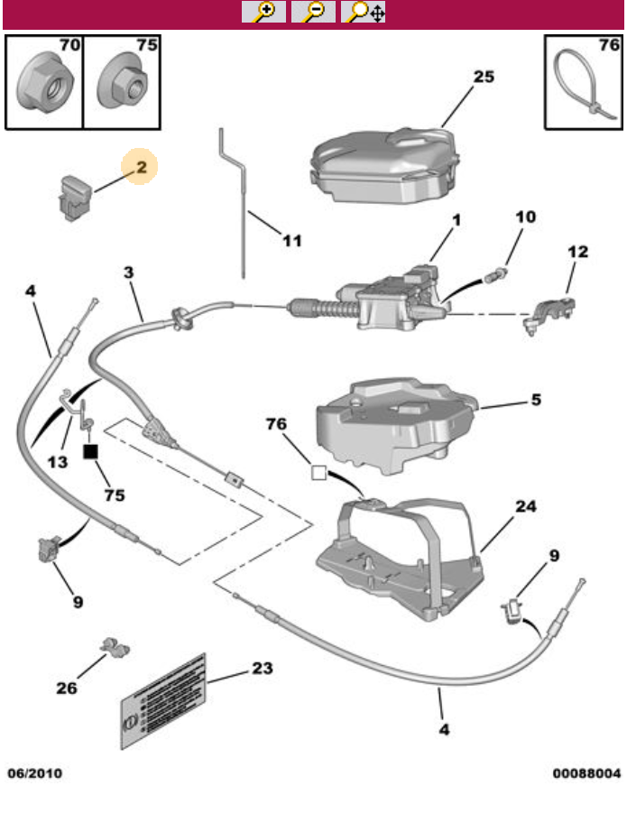 Citroen Ds4 Hand Brake Switch 