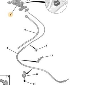 Citroen DS3 2010-2019 Handbrake Lever 