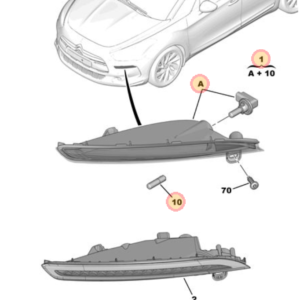 Citroen Ds5 Right Hand Front Indicator 