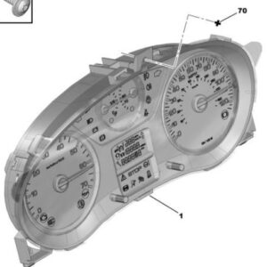 Citroen Berlingo 2008-2012 Instrument Cluster