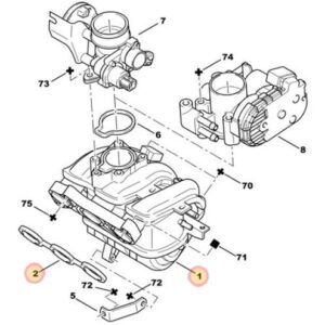 Citroen C1 2005-2009 Intake Manifold