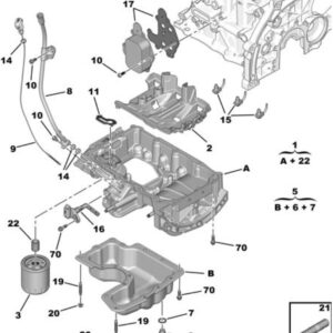 Citroen C4 Cactus 2016-2018 Oil Filter 