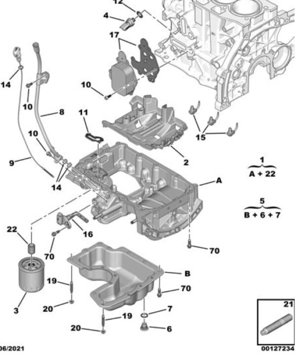 Citroen C4 Cactus 2016-2018 Oil Filter 