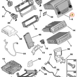 Citroen Relay 2006-2022 Radio Unit