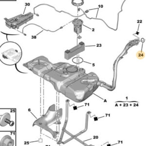 Citroen Berlingo Fuel Filler Neck Seal 