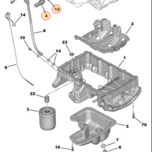 Citroen C4 Oil Pressure Sensor and Seal 