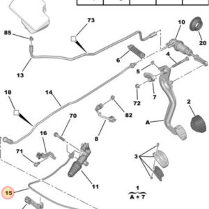 Citroen Ds3 Slave Cylinder Pipe 