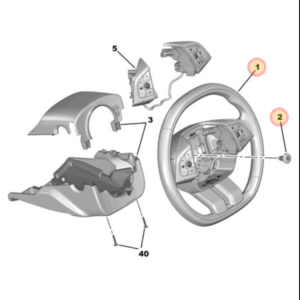 Citroen C4 Steering Wheel and Securing Bolt 