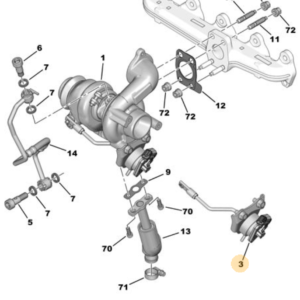 Citroen C3 2009-2016 Picasso Turbo Actuator 