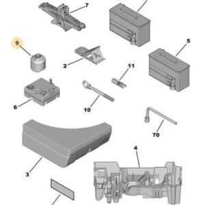 Citroen E-C4 2022 Tyre Repair Kit