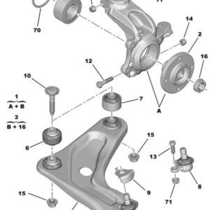 Citroen C3 Left Hand Wish Bone